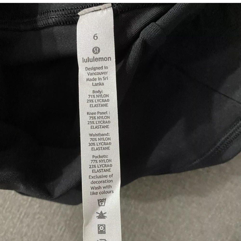 Lululemon • NWOT Black Crops 23” - Picture 7 of 10